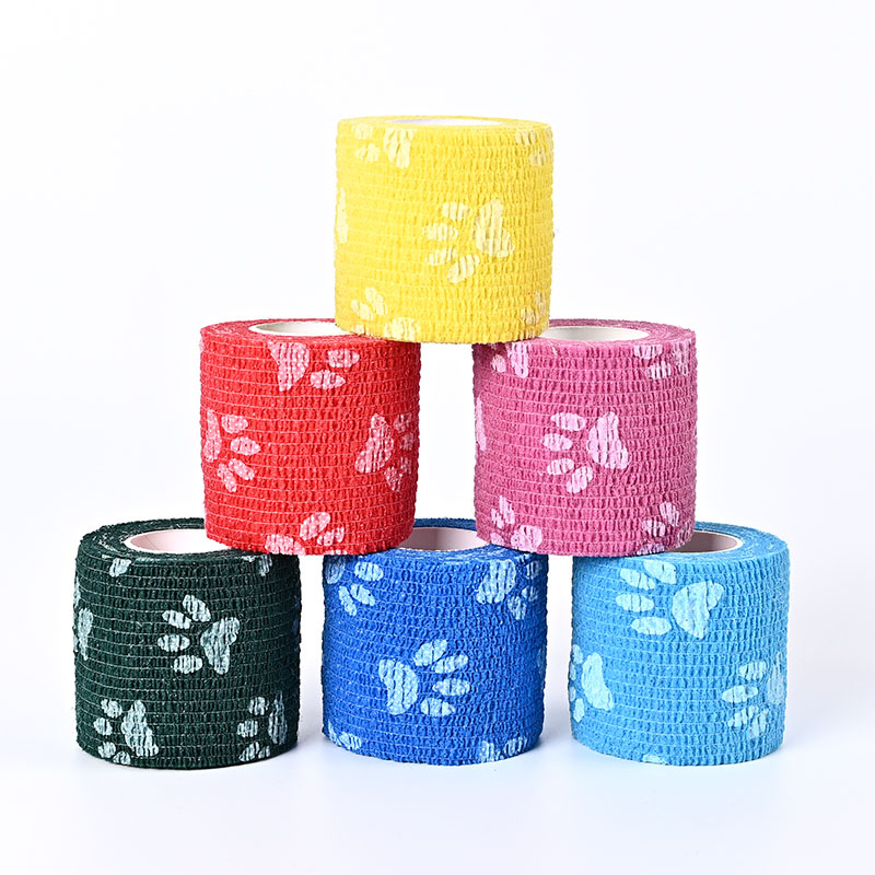 Auto Adesivo Adesivo Não Tecido Elástico Bandagem Coesiva