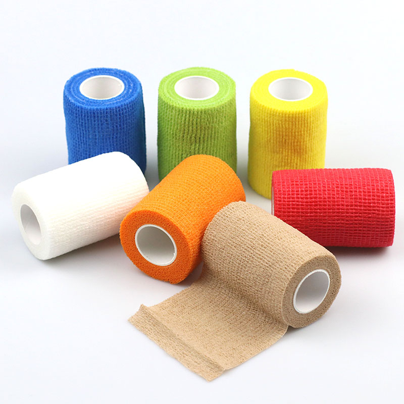 Auto Adesivo Adesivo Não Tecido Elástico Bandagem Coesiva